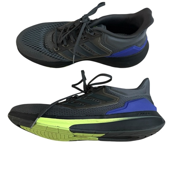 Adidas EQ21 Run Men’s Athletic Shoe Running Sneaker Grey Sz US 12 - Picture 2 of 6